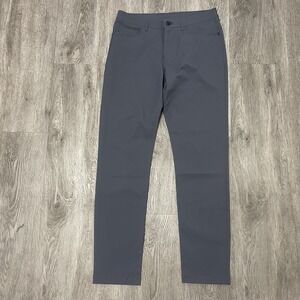Public Rec Pants Mens 32x34 Gray Dealmaker Chino Golf Performance Nobull Tech